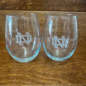 NOTRE DAME Wine Glasses 21oz